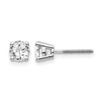 14kw .85ct VS2/SI1 G-I Diamond Stud Thread on/off Post Earrings