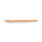 14K Rose Gold 1.2mm Milgrain Stackable Band