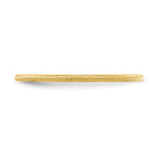 14K Yellow Gold 1.2mm Milgrain Stackable Band