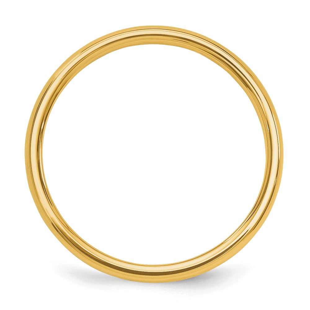 14k Polished 2mm Stackable Band