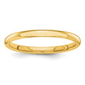 14k Polished 2mm Stackable Band