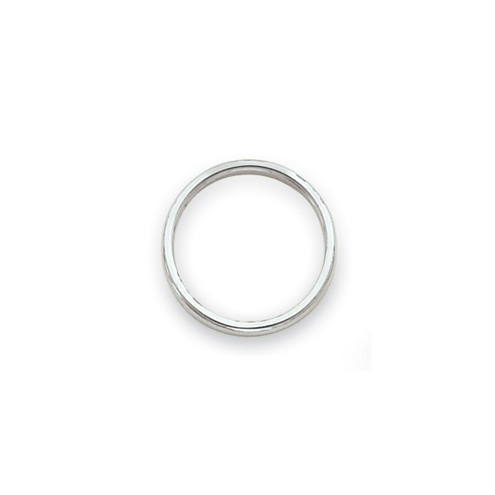 14k White Gold Polished 2mm Stackable Band