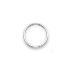 14k White Gold Polished 2mm Stackable Band