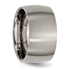 Chisel Titanium Brushed 12mm Half Round Band