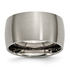 Chisel Titanium Brushed 12mm Half Round Band