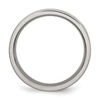 Chisel Titanium Polished 5mm Flat Band