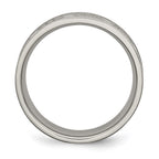 Titanium Satin Center 7mm Fancy Design Band