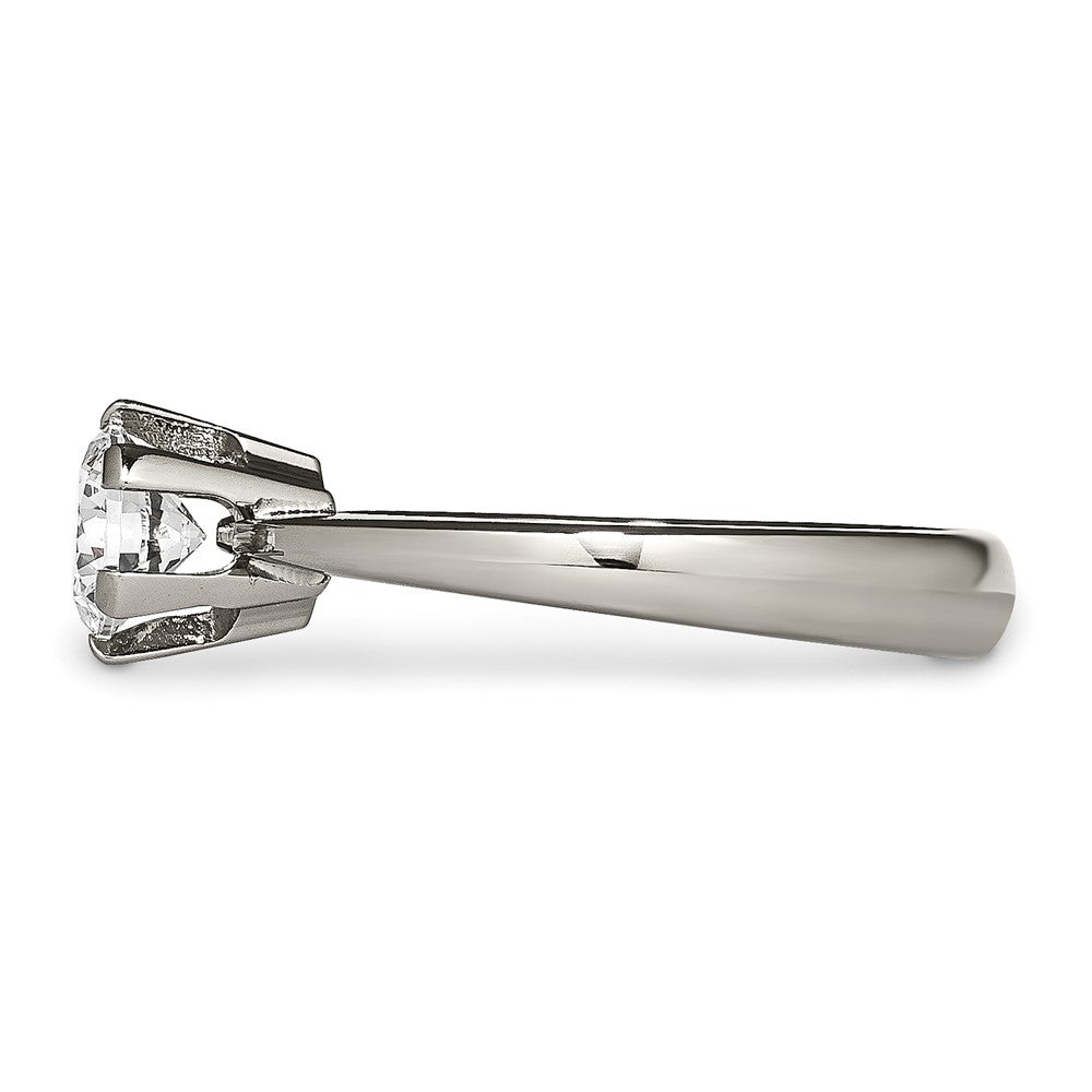 Titanium CZ Ring