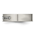 Titanium Polished 1/2 ct tw. Diamond 6mm Band