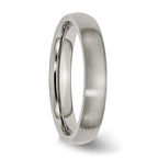 Chisel Titanium Brushed 4mm Half Round Band