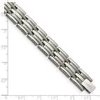 Chisel Titanium Brushed and Polished 8.5 inch Bracelet
