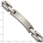 Chise Titanium Brushed 8.75 inch ID Bracelet