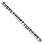 Chisel Stainless Steel Polished with Magnetic Links 8.5 inch Bracelet