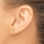 14k Polished Arrow Post Earrings