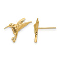 14k Hummingbird Post Earrings
