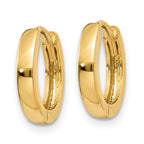 14k 1.8mm Round Hinged Hoop Earrings
