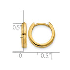 14k 1.8mm Round Hinged Hoop Earrings