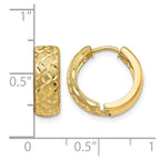 14k 5mm Hinged Hoop Earrings
