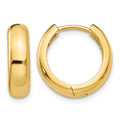 14k Round Hinged Hoop Earrings