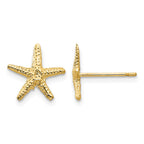 14k Starfish Post Earrings