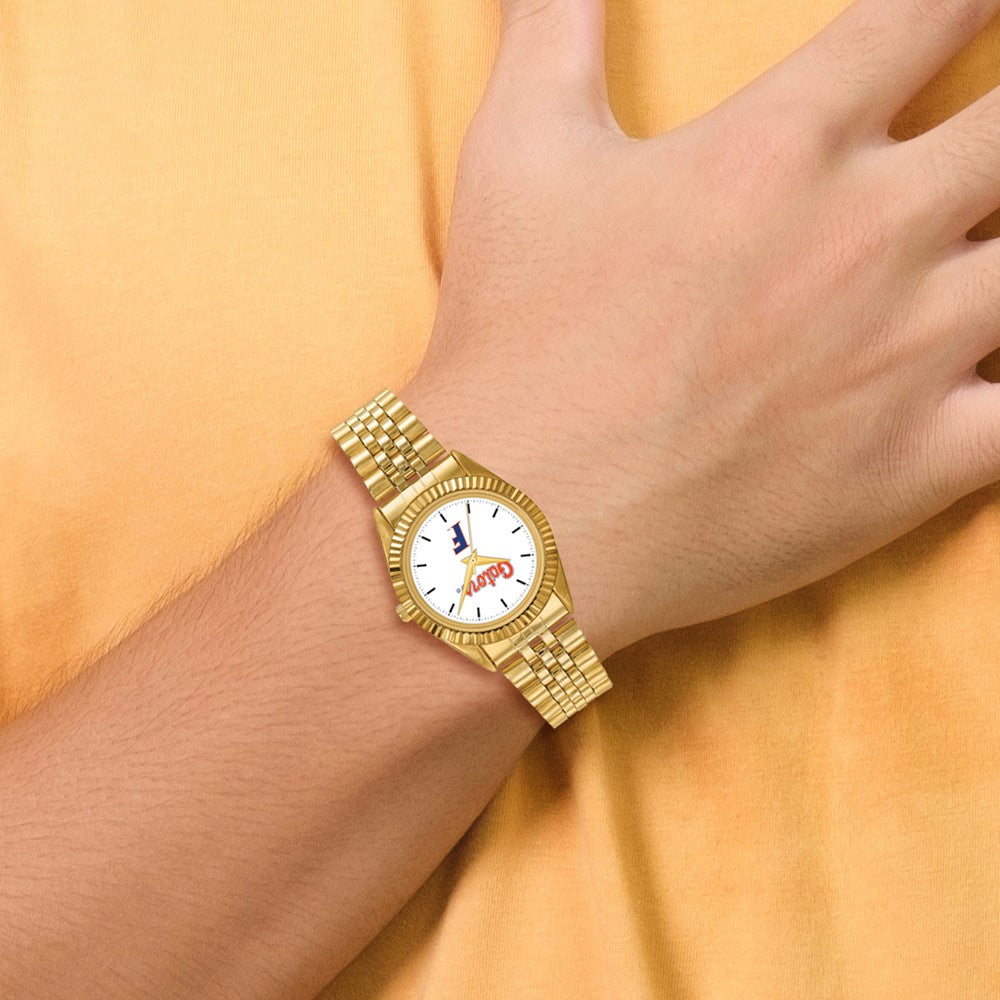 LogoArt University of Florida Pro Gold-tone Gents Quartz Watch