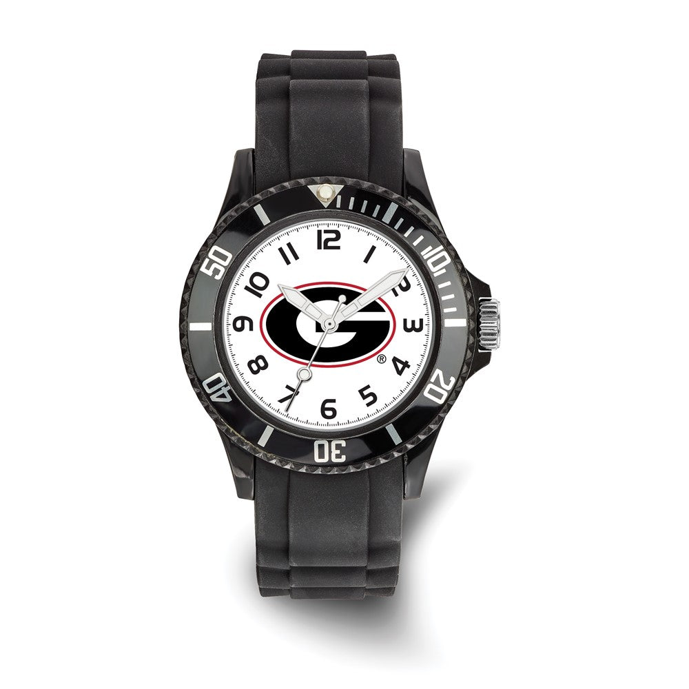 LogoArt University of Georgia Scholastic Silicone Strap Quartz Watch