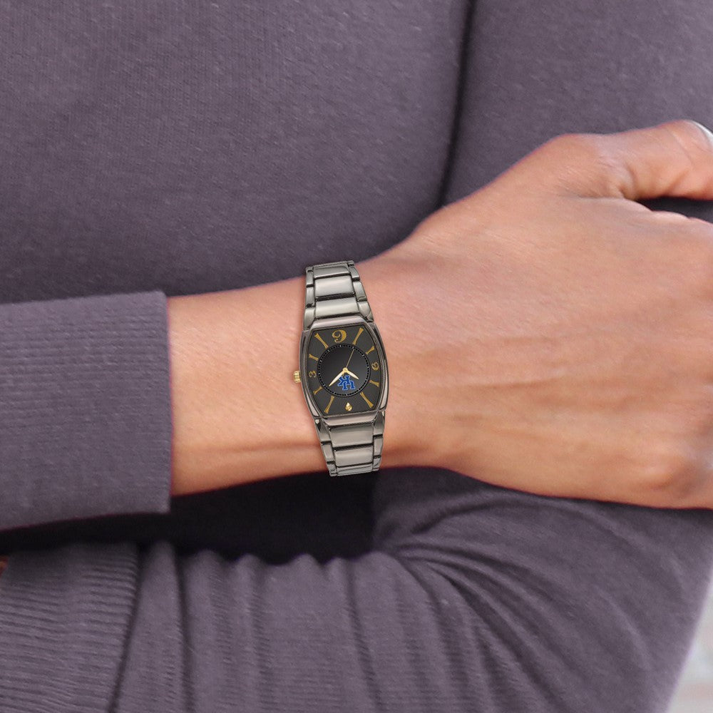 LogoArt University of Kentucky Executive Black-plated Quartz Watch