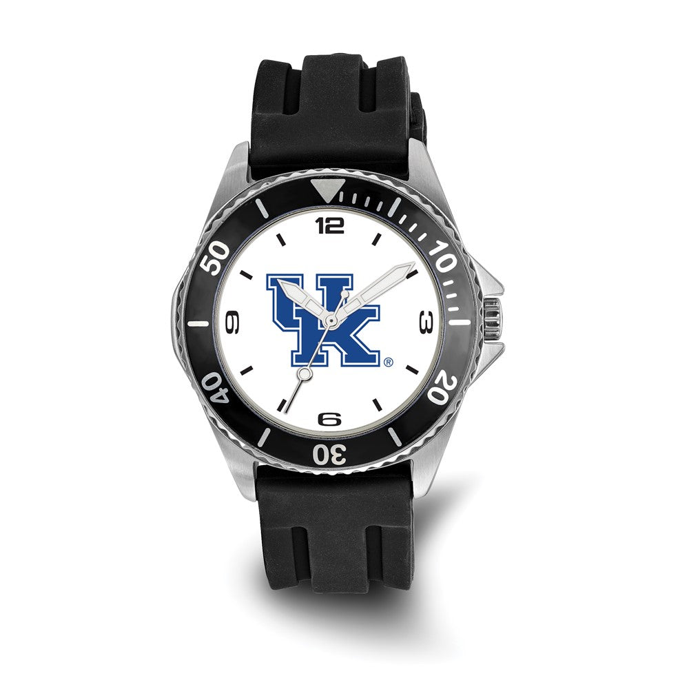 LogoArt University of Kentucky Collegiate Gents Silicone Strap Quartz Watch