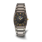 LogoArt University of Kansas Executive Black-plated Quartz Watch