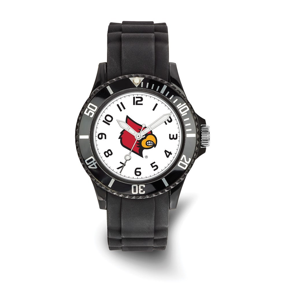 LogoArt University of Louisville Scholastic Silicone Strap Quartz Watch