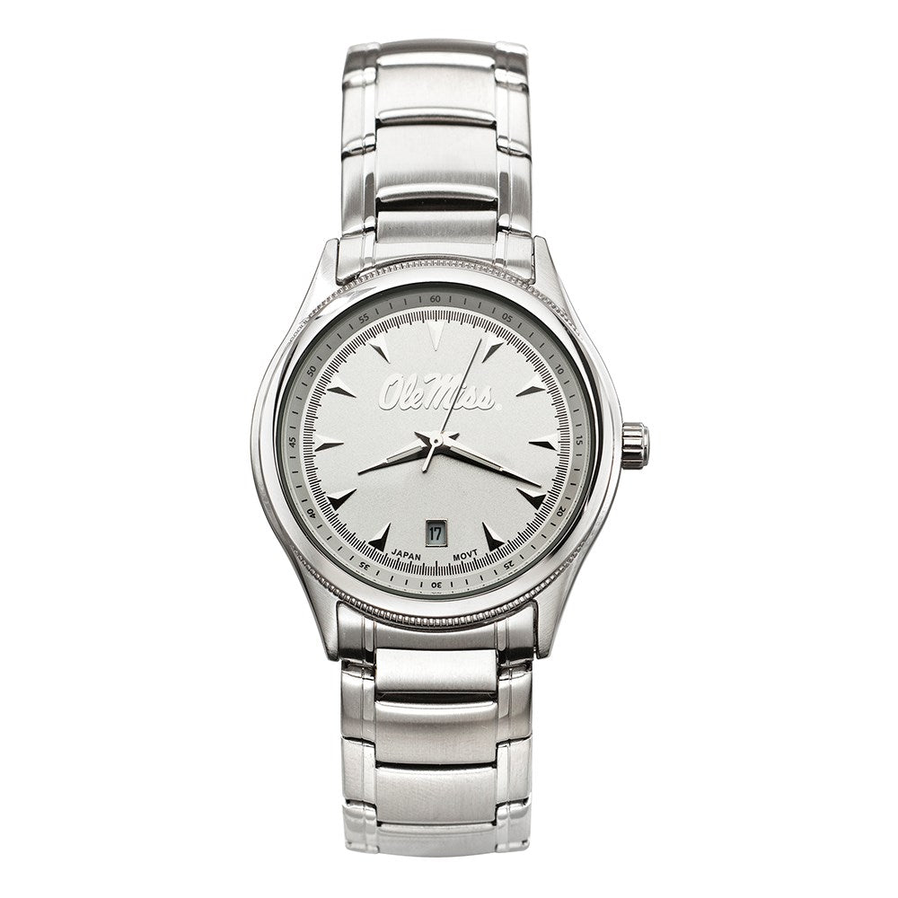 UNIV OF MISSISSIPPI CLASSIC MEN'S WATCH W/BRACELET