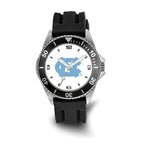 LogoArt University of North Carolina Collegiate Gents Silicone Strap Quartz Watch