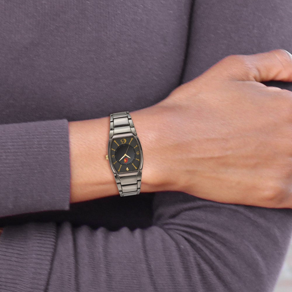 LogoArt University of Southern California Executive Black-plated Quartz Watch