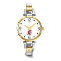 LogoArt University of Southern California Elegant Ladies Two-tone Quartz Bracelet Watch