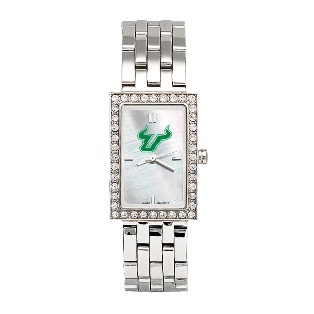 UNIV OF SOUTH FLORIDA BULL STARLETTE BRACELET WATCH