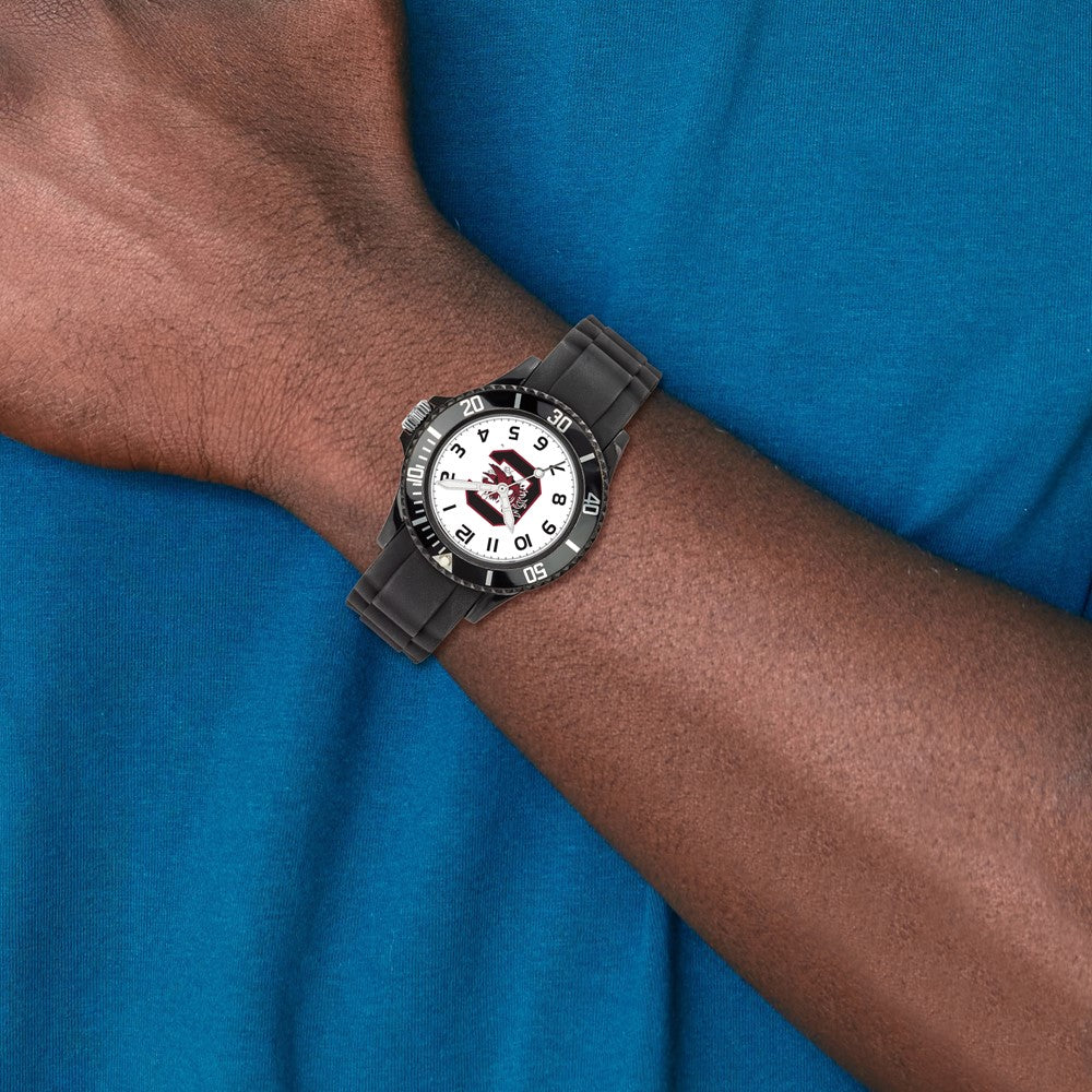 LogoArt University of South Carolina Scholastic Silicone Strap Quartz Watch