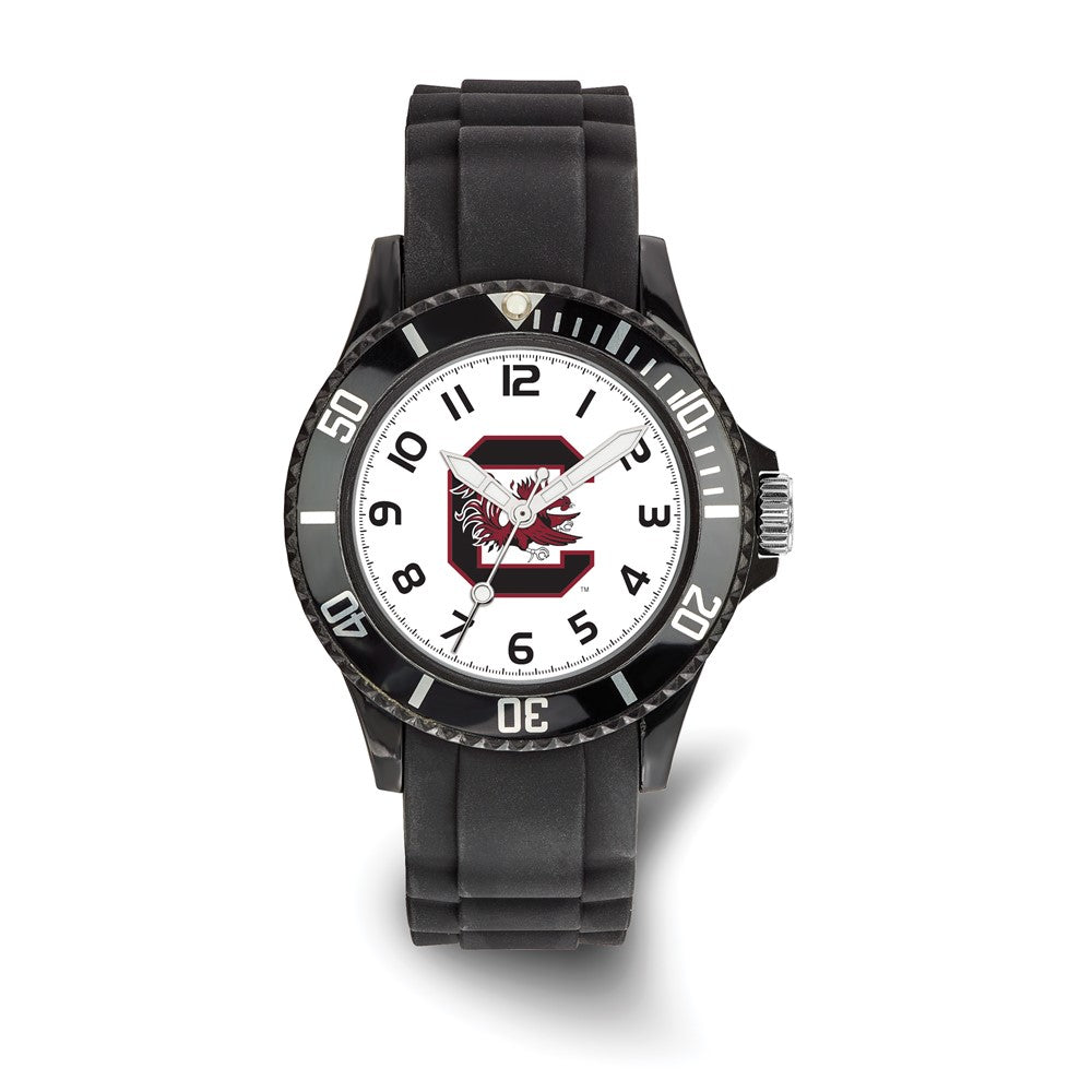 LogoArt University of South Carolina Scholastic Silicone Strap Quartz Watch