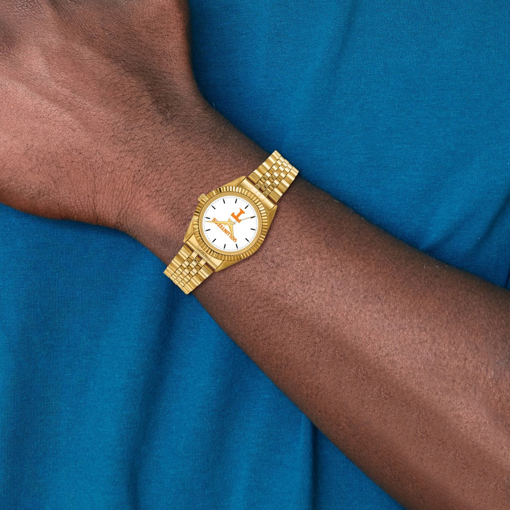 LogoArt University of Tennessee Knoxville Pro Gold-tone Gents Quartz Watch