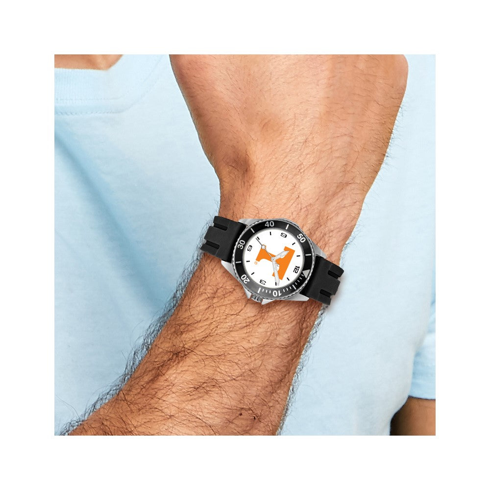 LogoArt University of Tennessee Knoxville Collegiate Gents Silicone Strap Quartz Watch