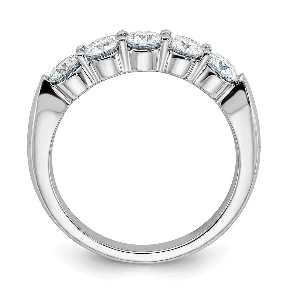 14kw 1 1/6ct. D E F Pure Light Moissanite Band