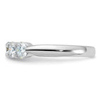 14kw 1 1/6ct. D E F Pure Light Moissanite Band