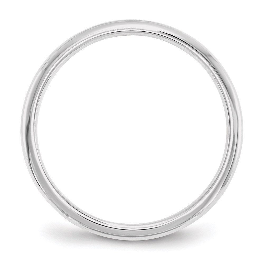 10k White Gold 2mm Standard Weight Comfort Fit Wedding Band