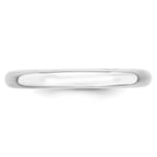 10k White Gold 3mm Standard Weight Comfort Fit Wedding Band