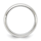 14k White Gold 4mm Standard Weight Comfort Fit Wedding Band