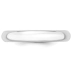 10k White Gold 4mm Standard Weight Comfort Fit Wedding Band