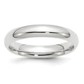 14k White Gold 4mm Standard Weight Comfort Fit Wedding Band