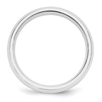 14k White Gold 5mm Standard Weight Comfort Fit Wedding Band