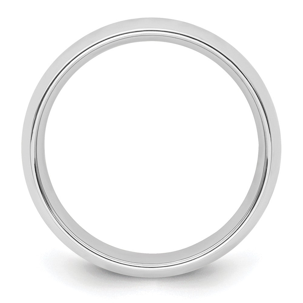 10k White Gold 7mm Standard Weight Comfort Fit Wedding Band