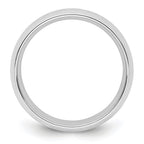 14k White Gold 7mm Standard Weight Comfort Fit Wedding Band