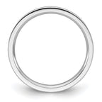 10k White Gold 2mm Standard Weight Flat Comfort Fit Wedding Band